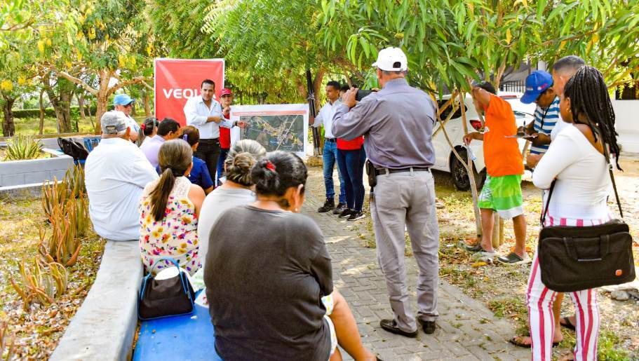 Veolia socializa el plan de activación del alcantarillado de Garzones