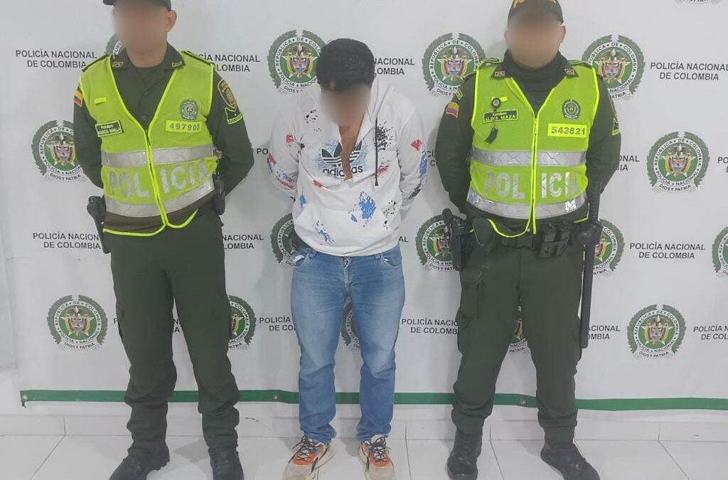 Policía Metropolitana de Montería captura a agresor de mujer en el Barrio Edmundo López