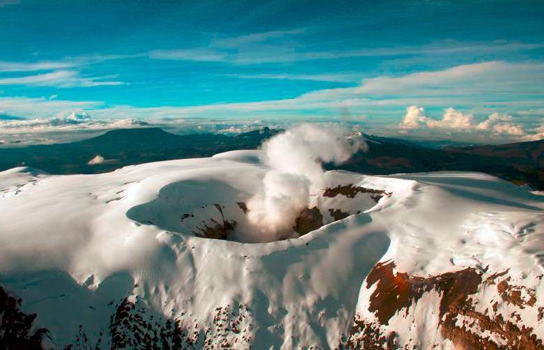 UNGRD recomienda la evacuación inmediata de las veredas cercanas al cráter del Nevado del Ruíz