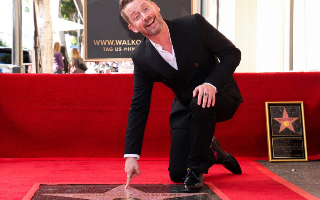 Macaulay Culkin recibió la estrella del paseo de la Fama en Hollywood