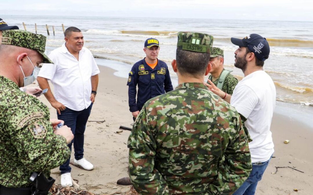 *Gobernador Erasmo Zuleta Bechara y Armada Nacional acuerdan instalación de base para zona costanera de Córdoba