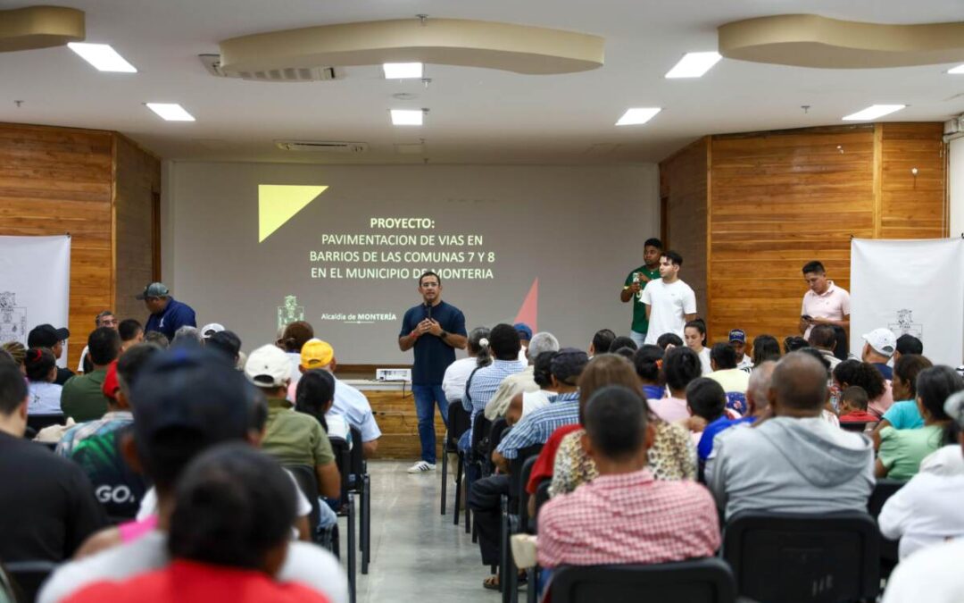 Comunas 7 y 8 próximas a poner en marcha su plan masivo de pavimentación