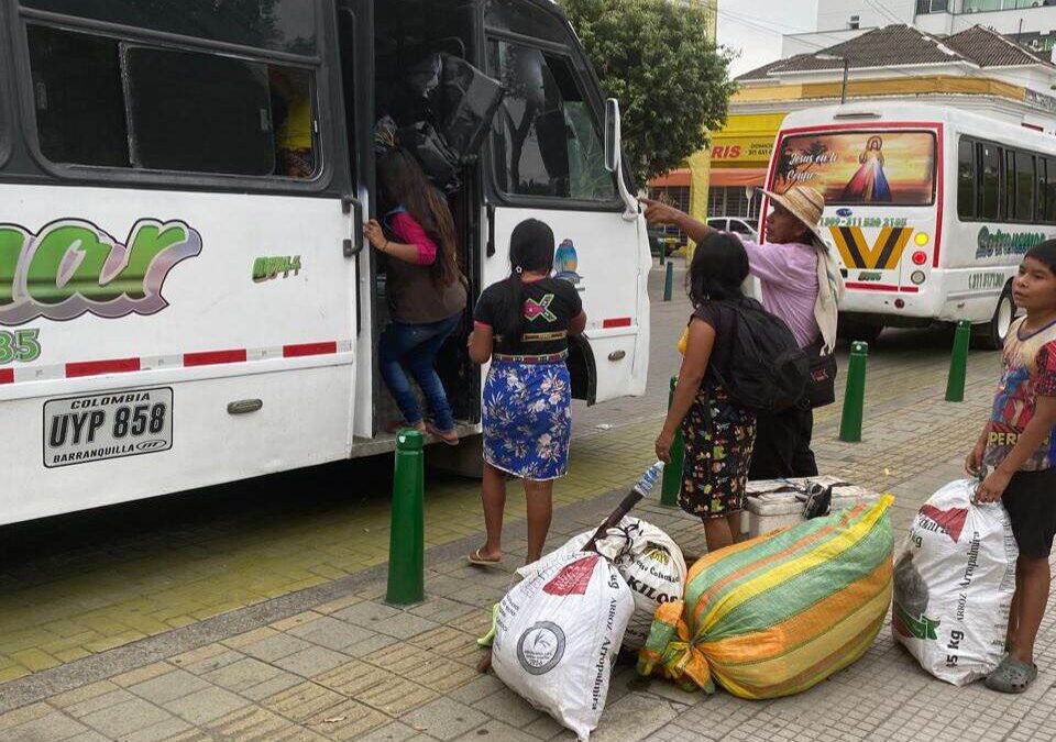 Se levanta “toma indígena” en el Parque Simón Bolívar de Montería